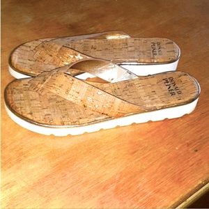 BNOWB Donald Pliner Haddie Cork Sandals PFSFH